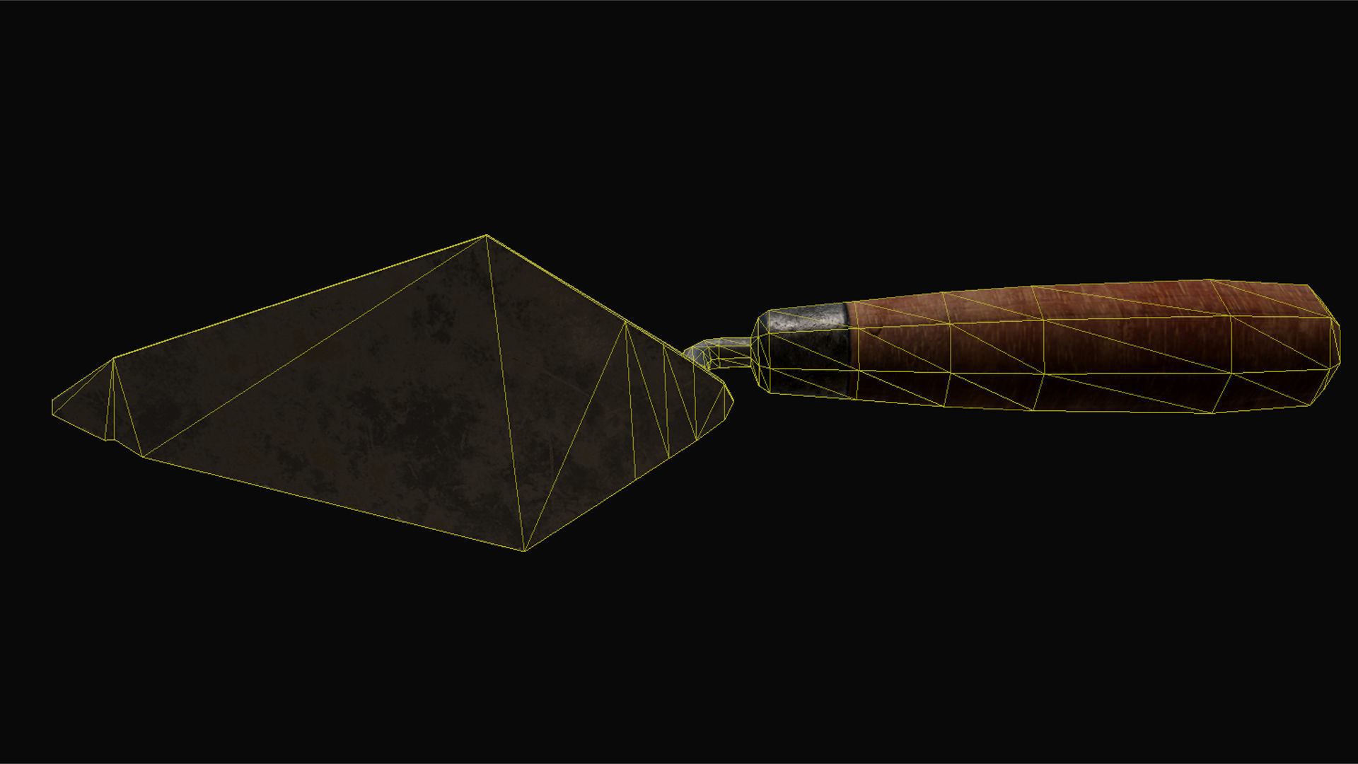 trowel shovel 3D model_7