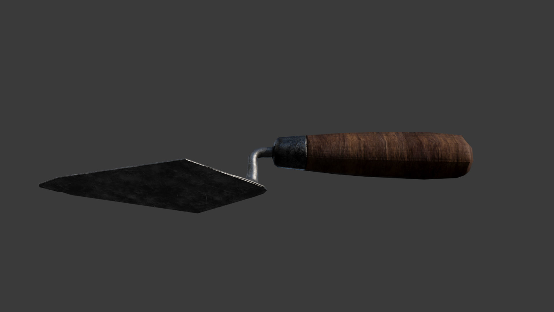 trowel shovel 3D model_5