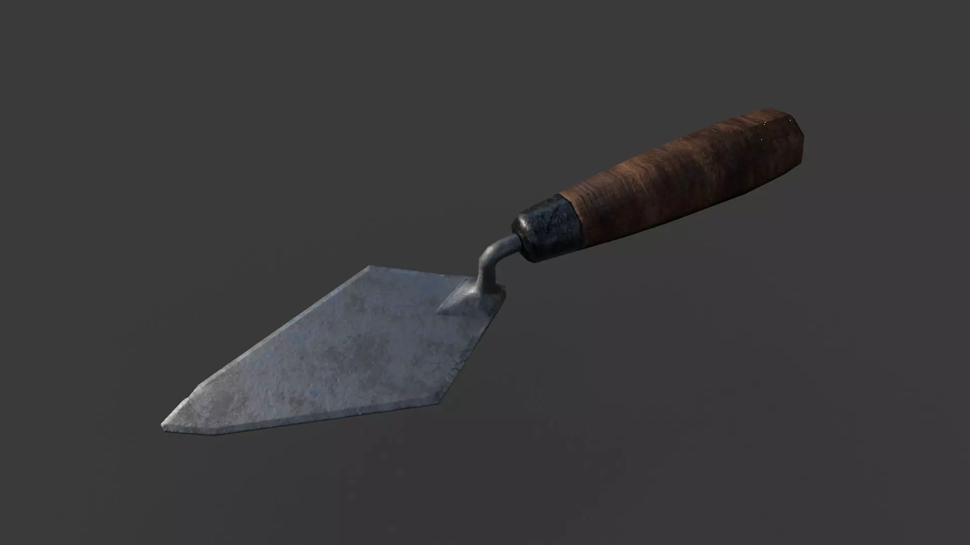 trowel shovel 3D model_0