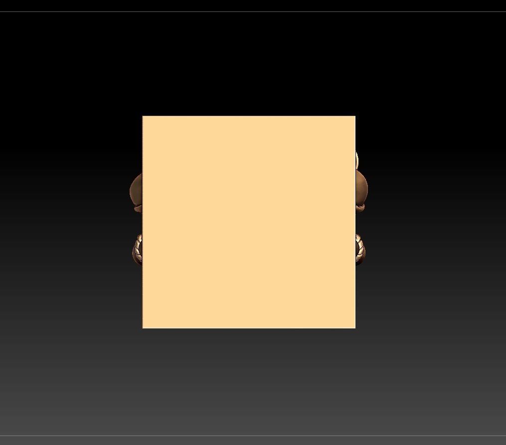 VINAYAGAR 3D golden statue of deity 3D print model_8