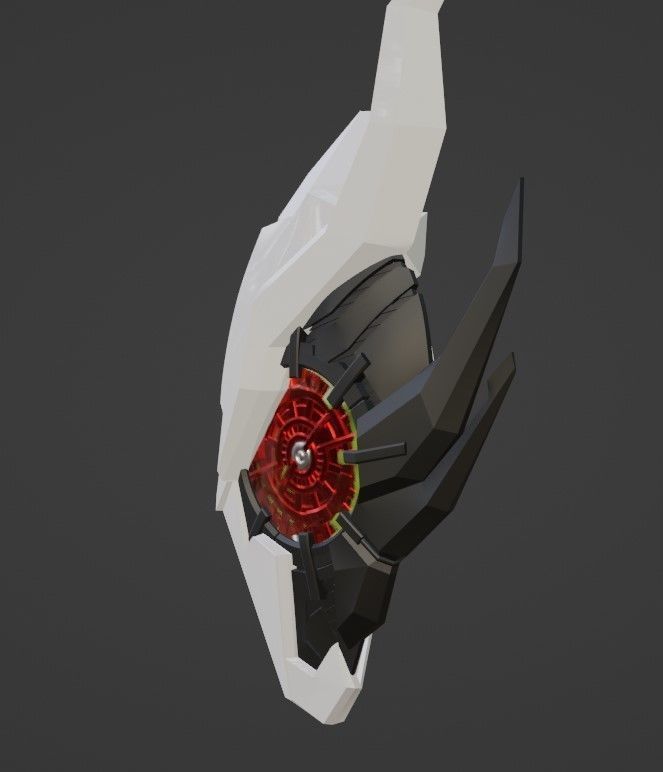 Kamen rider 01 Ark one 3D printable mask 3D print model_2