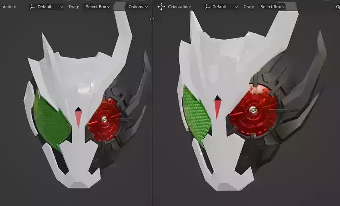Kamen rider 01 Ark one 3D printable mask