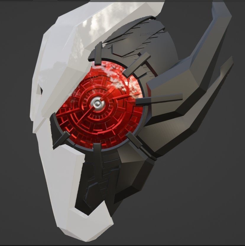 Kamen rider 01 Ark one 3D printable mask 3D print model_5