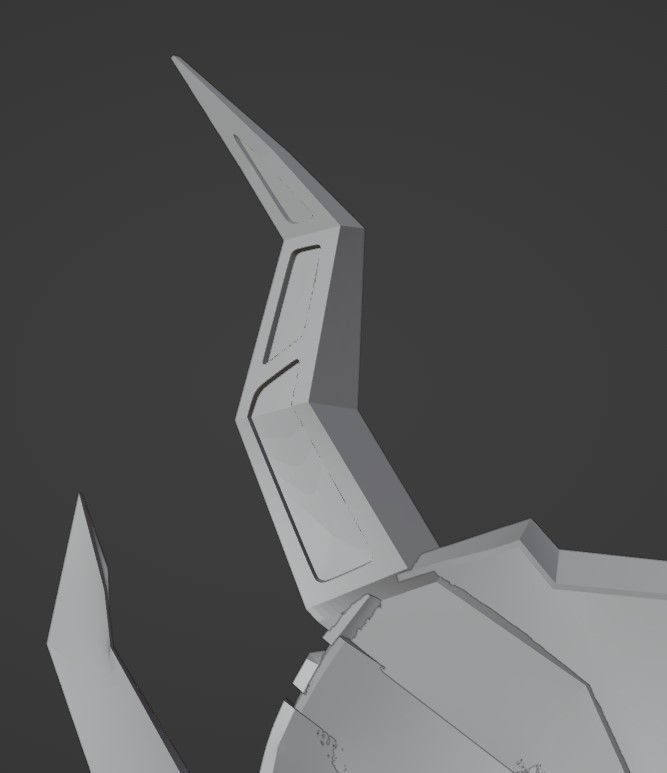 Kamen rider 01 Ark one 3D printable mask 3D print model_12