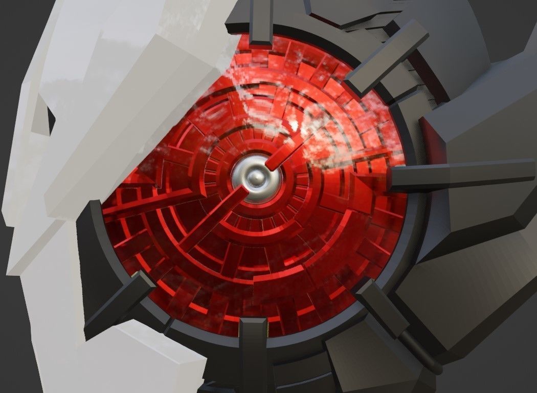 Kamen rider 01 Ark one 3D printable mask 3D print model_6