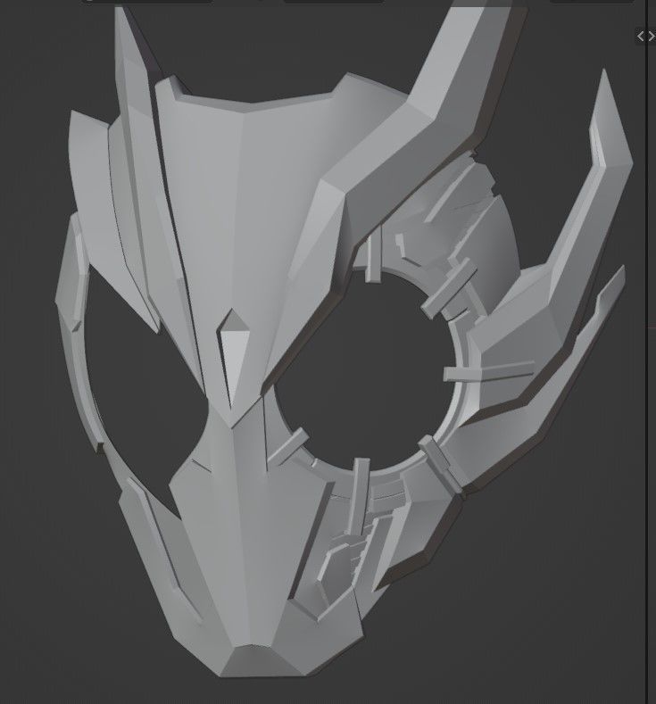Kamen rider 01 Ark one 3D printable mask 3D print model_13