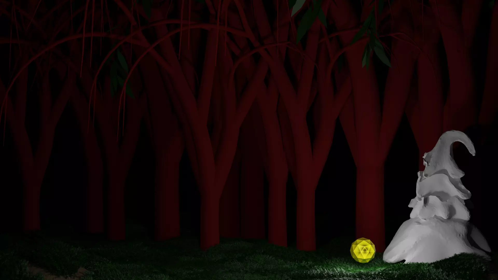 Dark forest Free 3D model