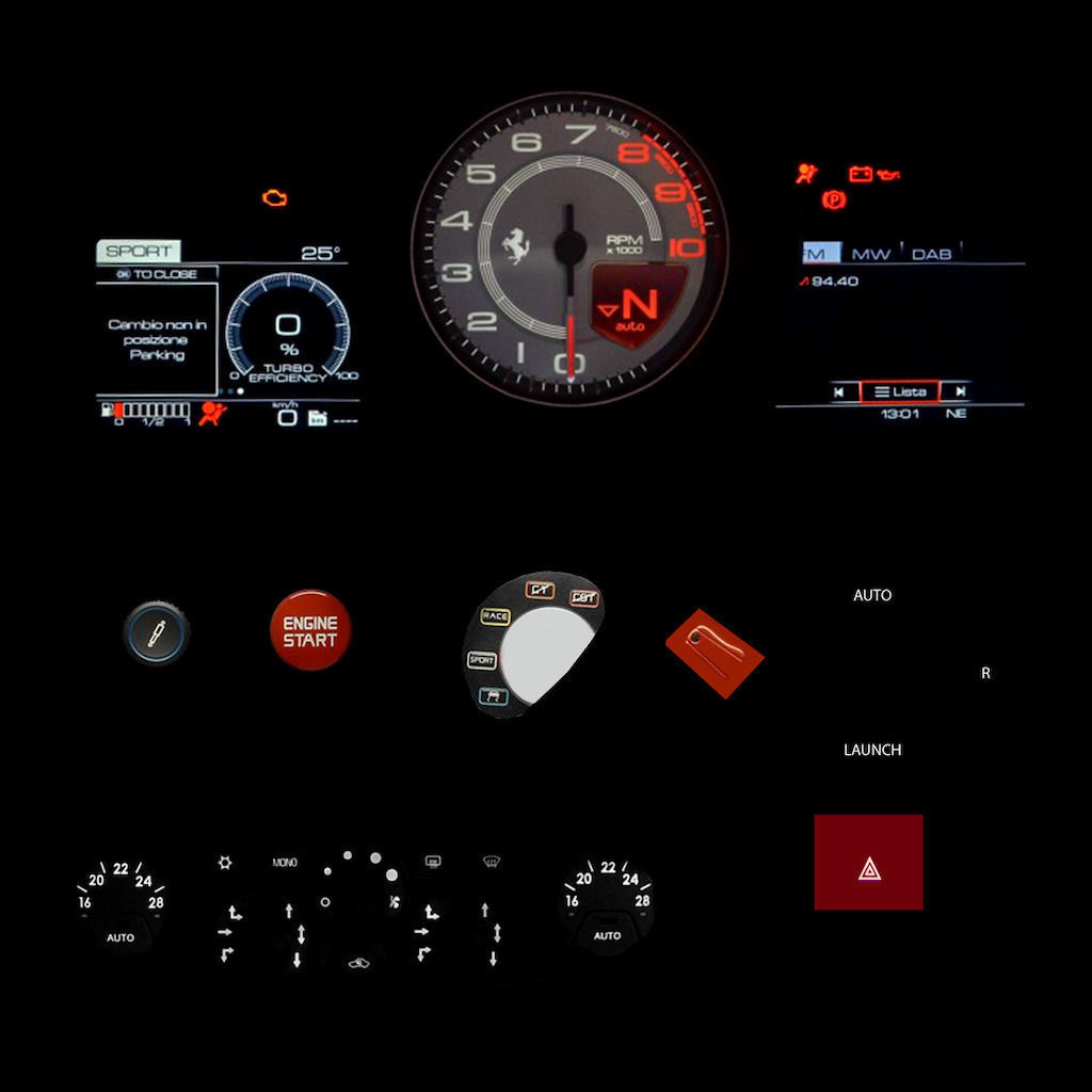 Ferrari SF90 Stradale 2021 Low-poly 3D model_6