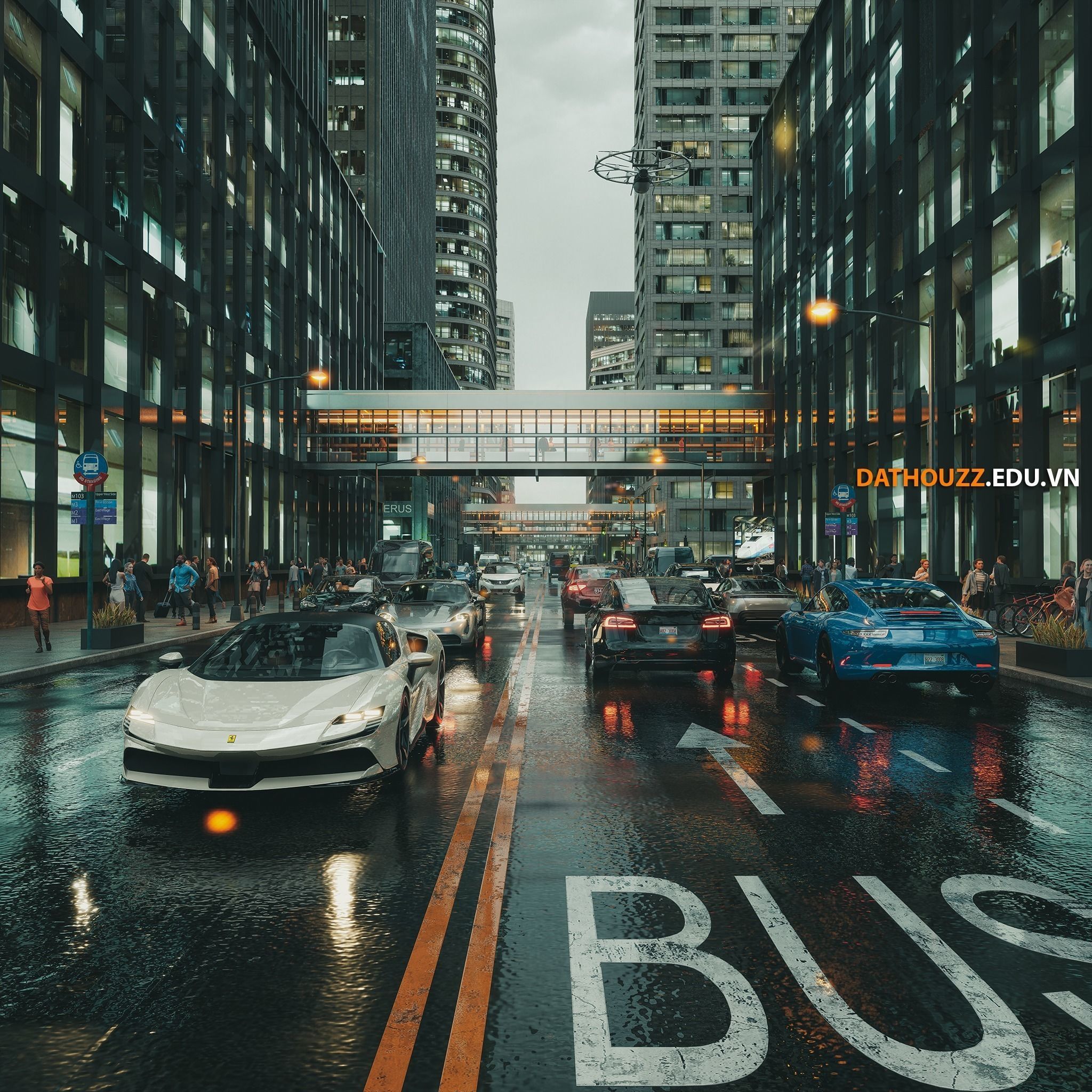 Ferrari SF90 Stradale 2021 Low-poly 3D model_1