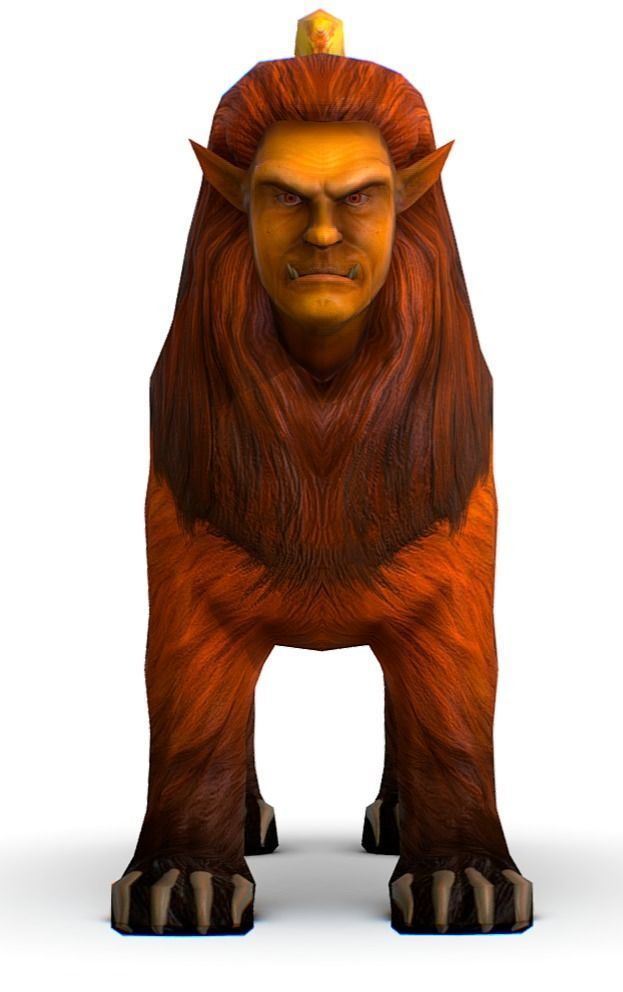 LowPoly Manticore Monster Low-poly 3D model_2