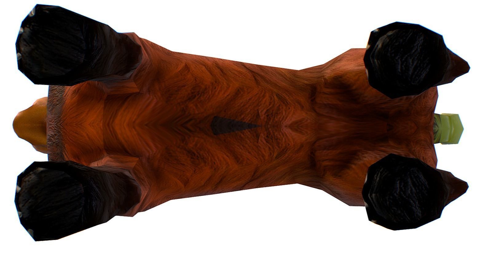 LowPoly Manticore Monster Low-poly 3D model_6