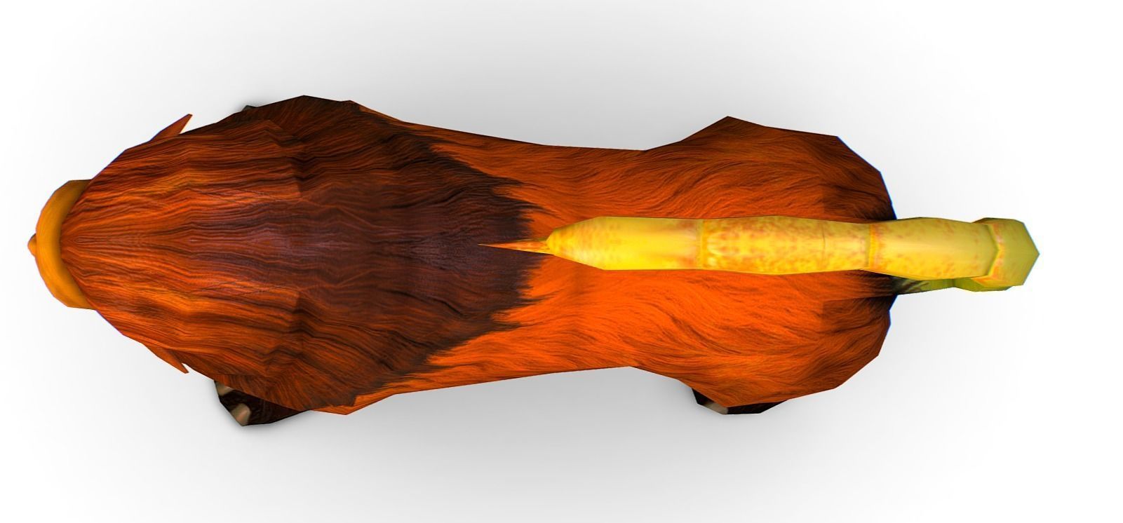 LowPoly Manticore Monster Low-poly 3D model_3