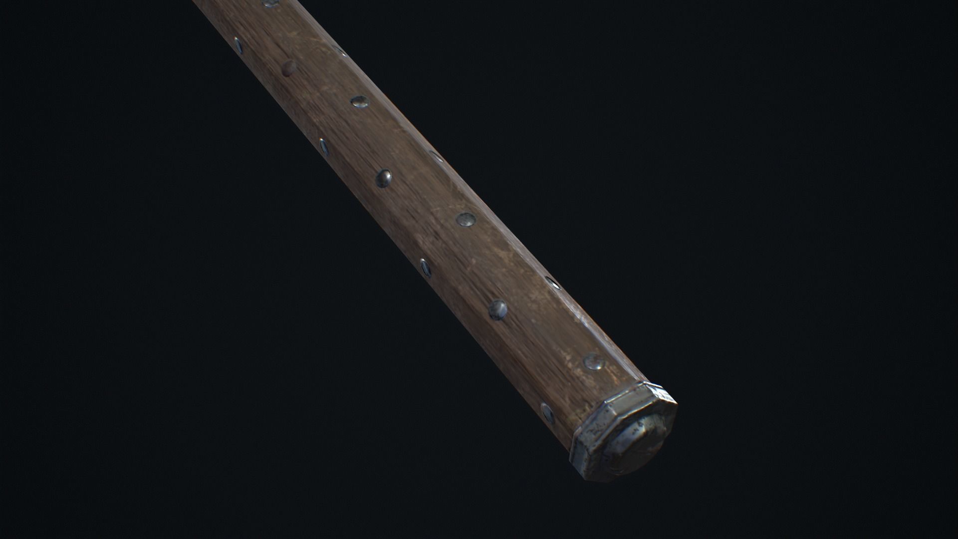 Medieval Weapon Fauchard -PBR- Game Ready Low-poly 3D model_4