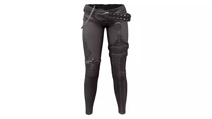 Medieval Leather Shorts Stockings Leggings Armour Pants