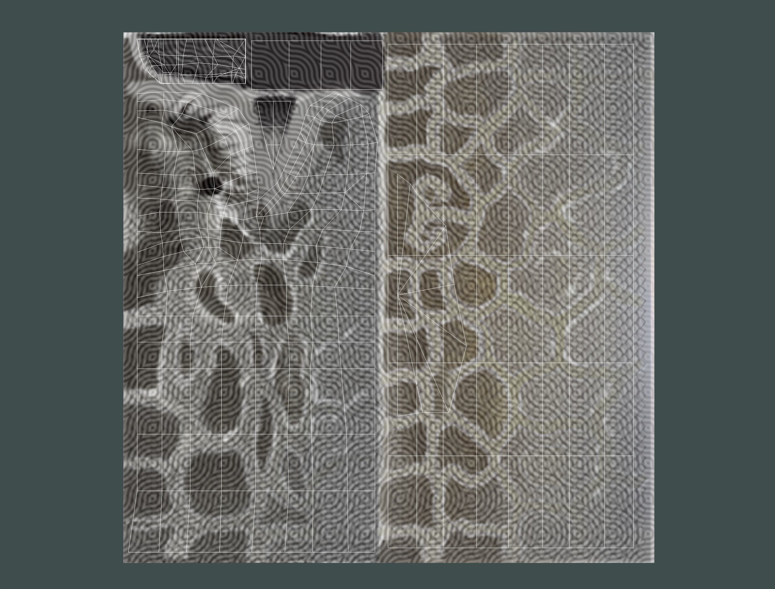 LowPoly Realistic Yellow Python Snake Low-poly 3D model_23