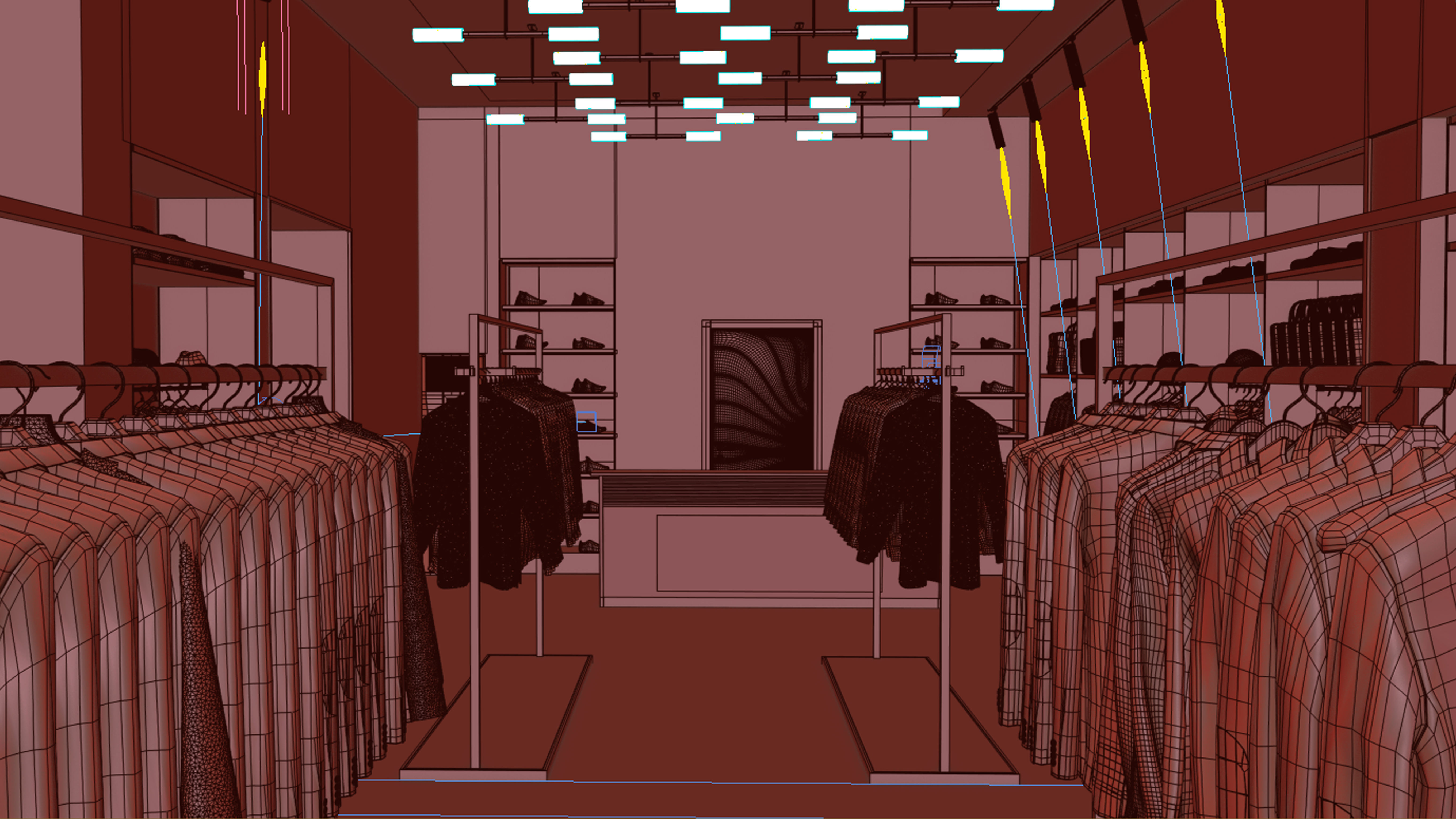 clothing store shop 2 3D model_6