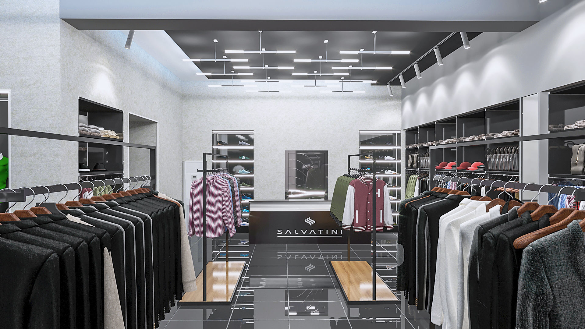 clothing store shop 2 3D model_2