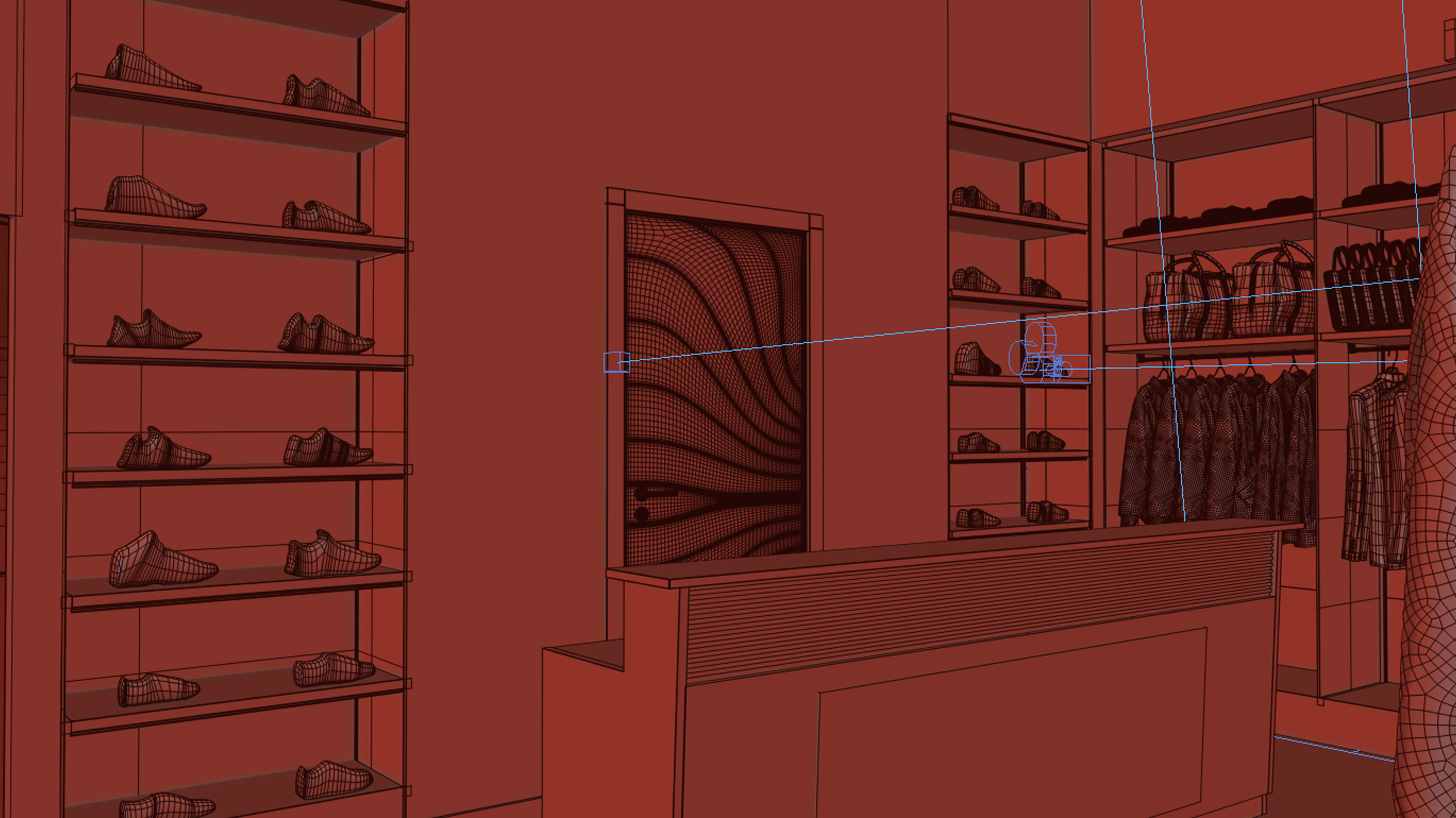 clothing store shop 2 3D model_5