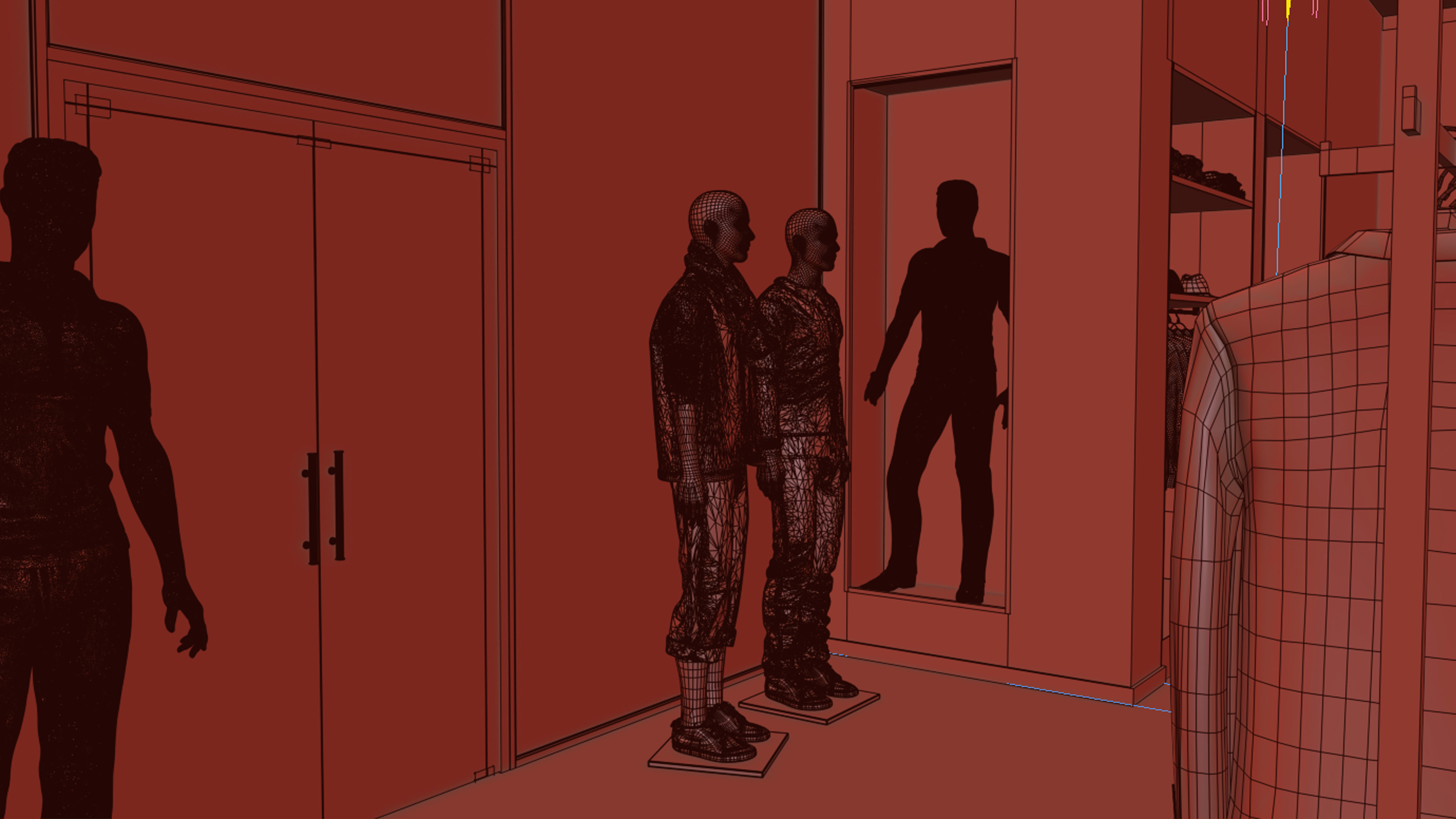 clothing store shop 2 3D model_4