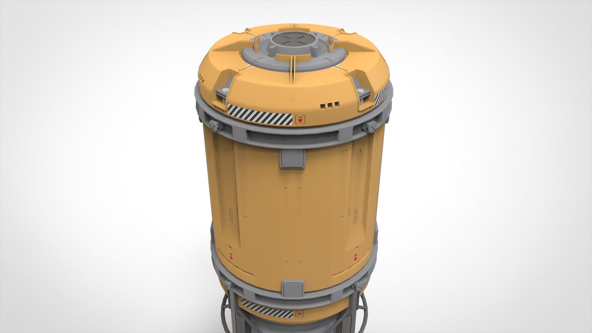 sci fi props 5 3D model | CGTrader