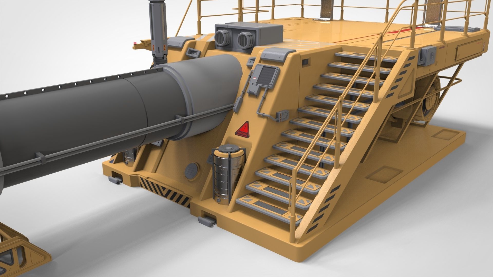 sci fi props 5 3D model | CGTrader