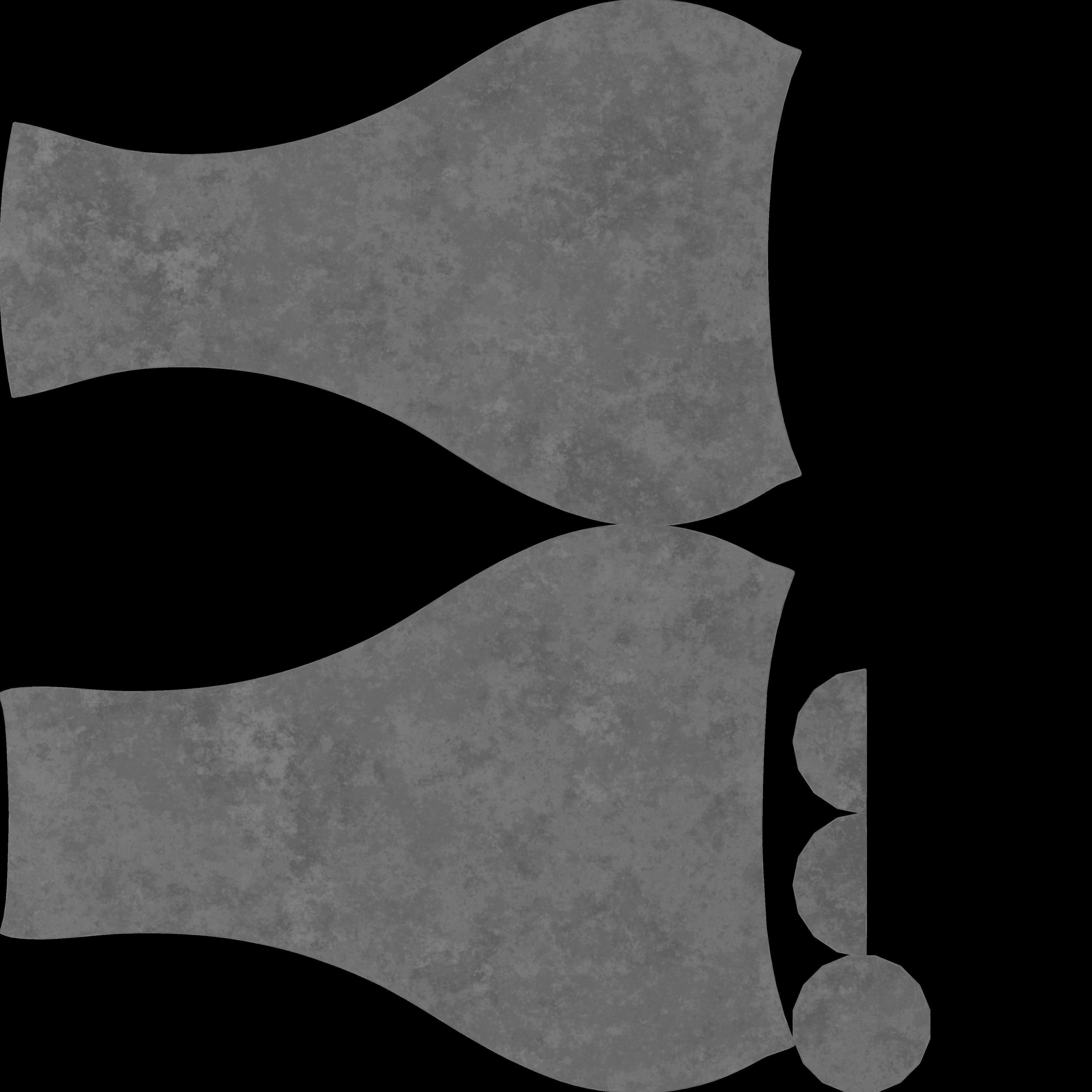 Decorative red marble vase Low-poly 3D model_10