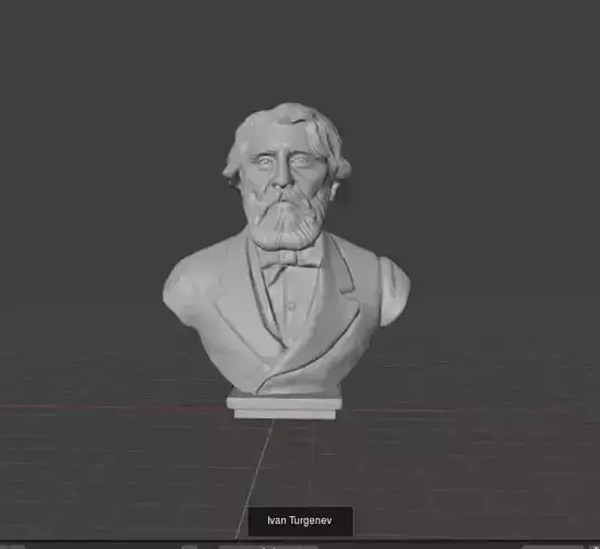 Russian Classics Writers 3D Model Collection