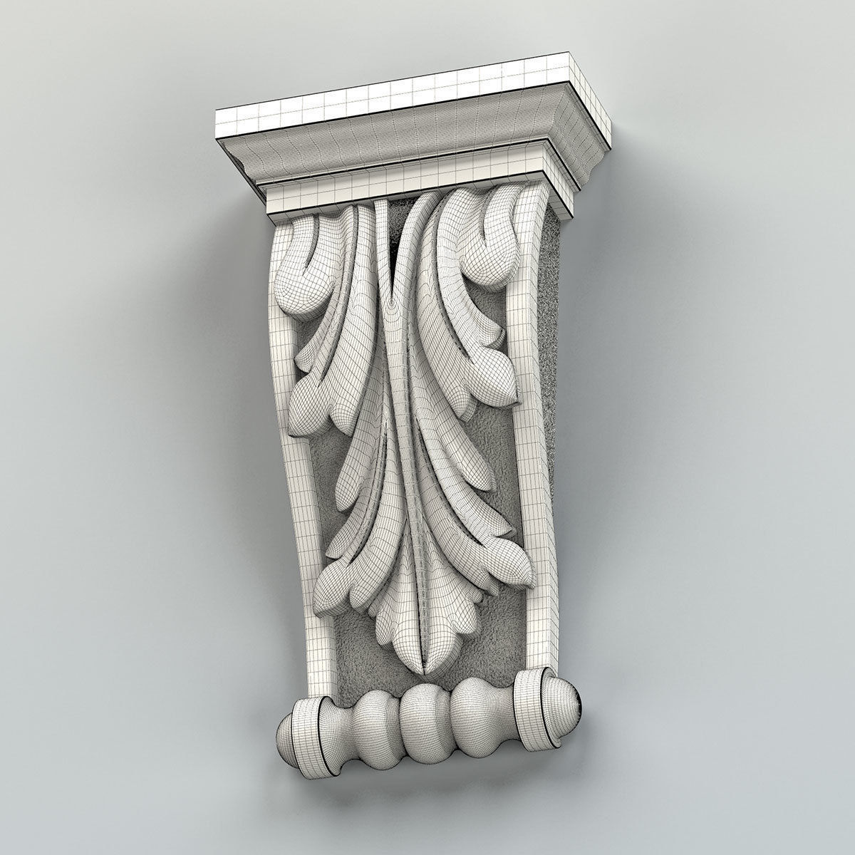 Corbel 015 3D model_7