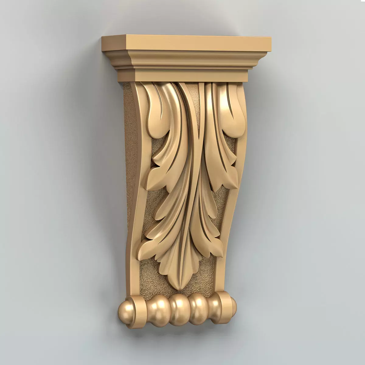 Corbel 015 3D model_0