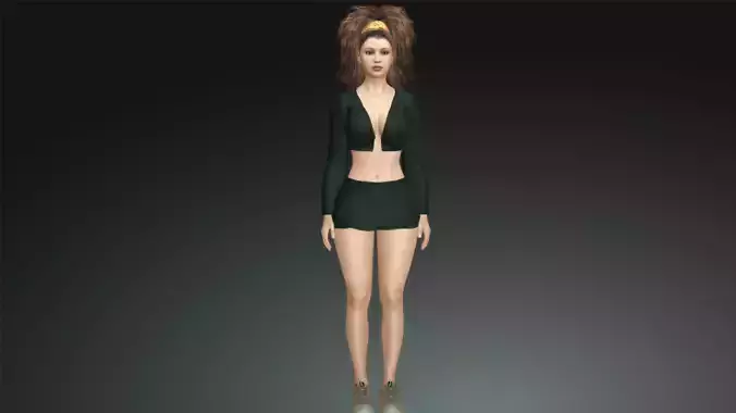 Realistic Female Model AAA