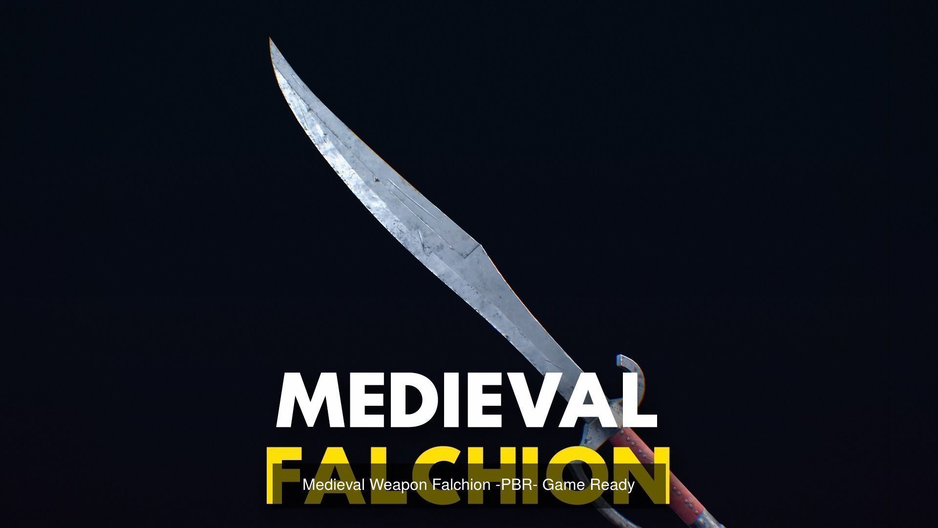 Medieval Weapon Bundle with weapon Rack - PBR - Game Ready 3D Model Collection_4