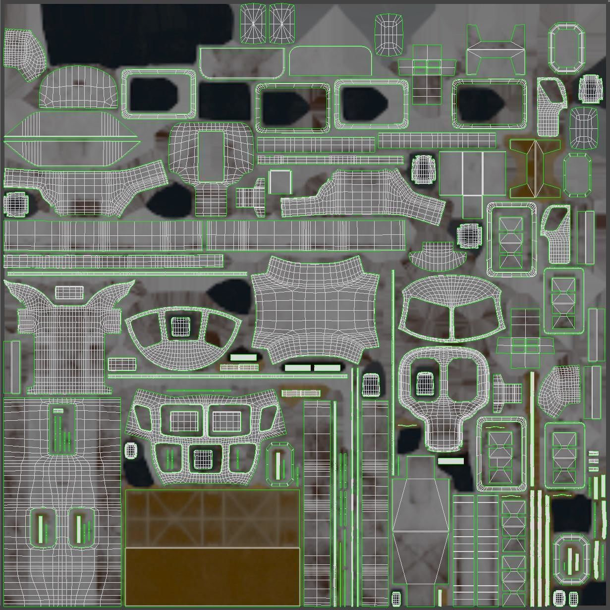 Space Exploration Vehicle PBR Low-poly 3D model_12