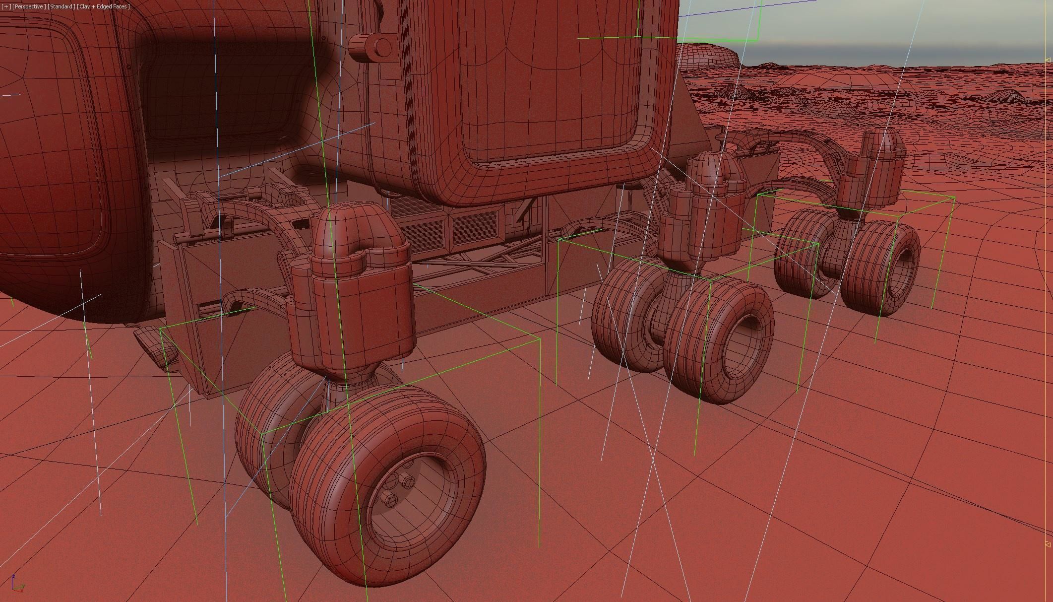 Space Exploration Vehicle PBR Low-poly 3D model_21