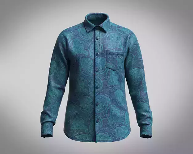 Mens Paisley Printed Shirt
