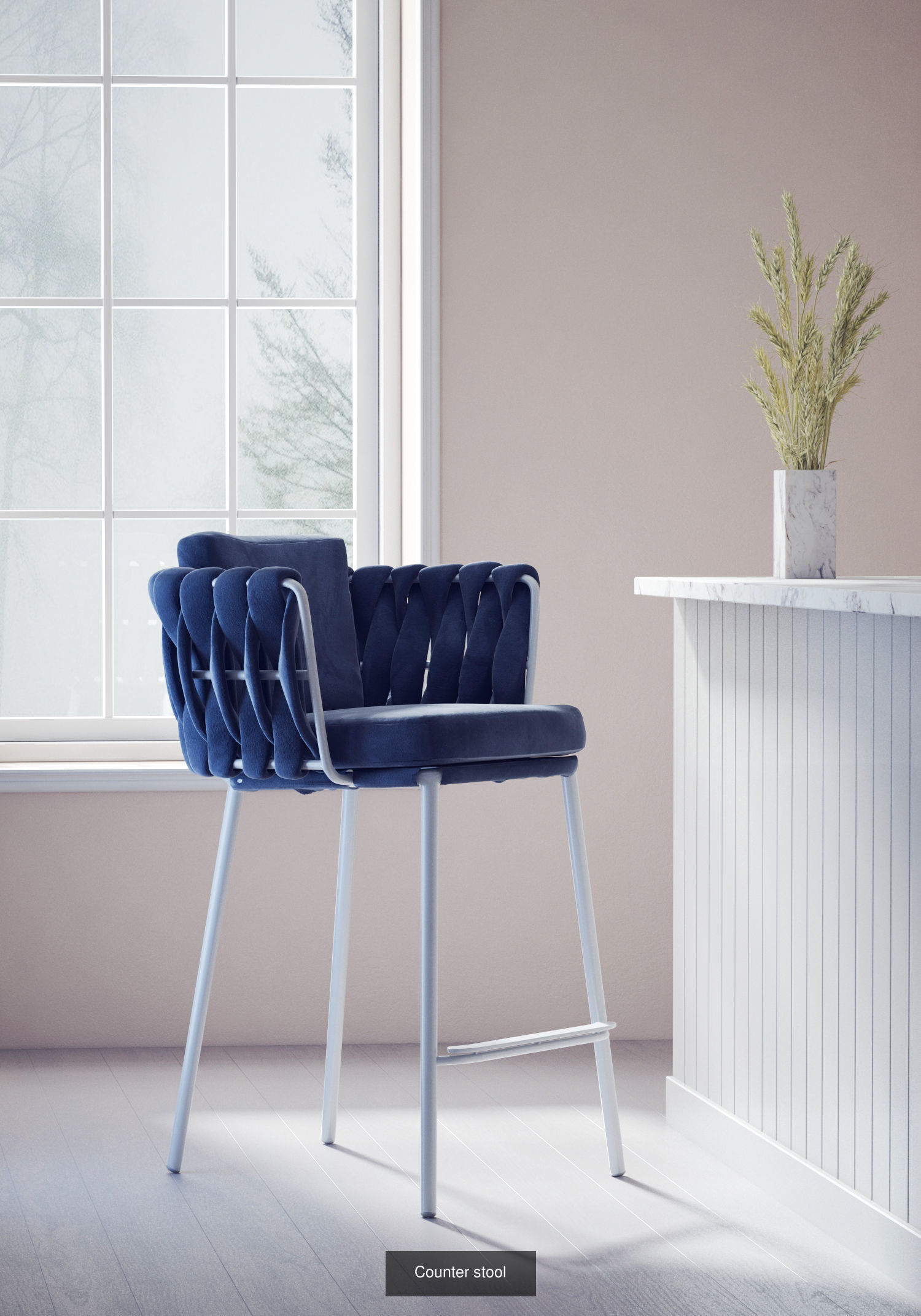 Bar chairs 3D Model Collection_1