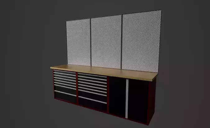 Workbench tool cabinet