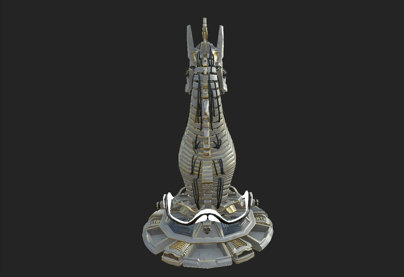 Trojan Horse  Low-poly 3D model_4