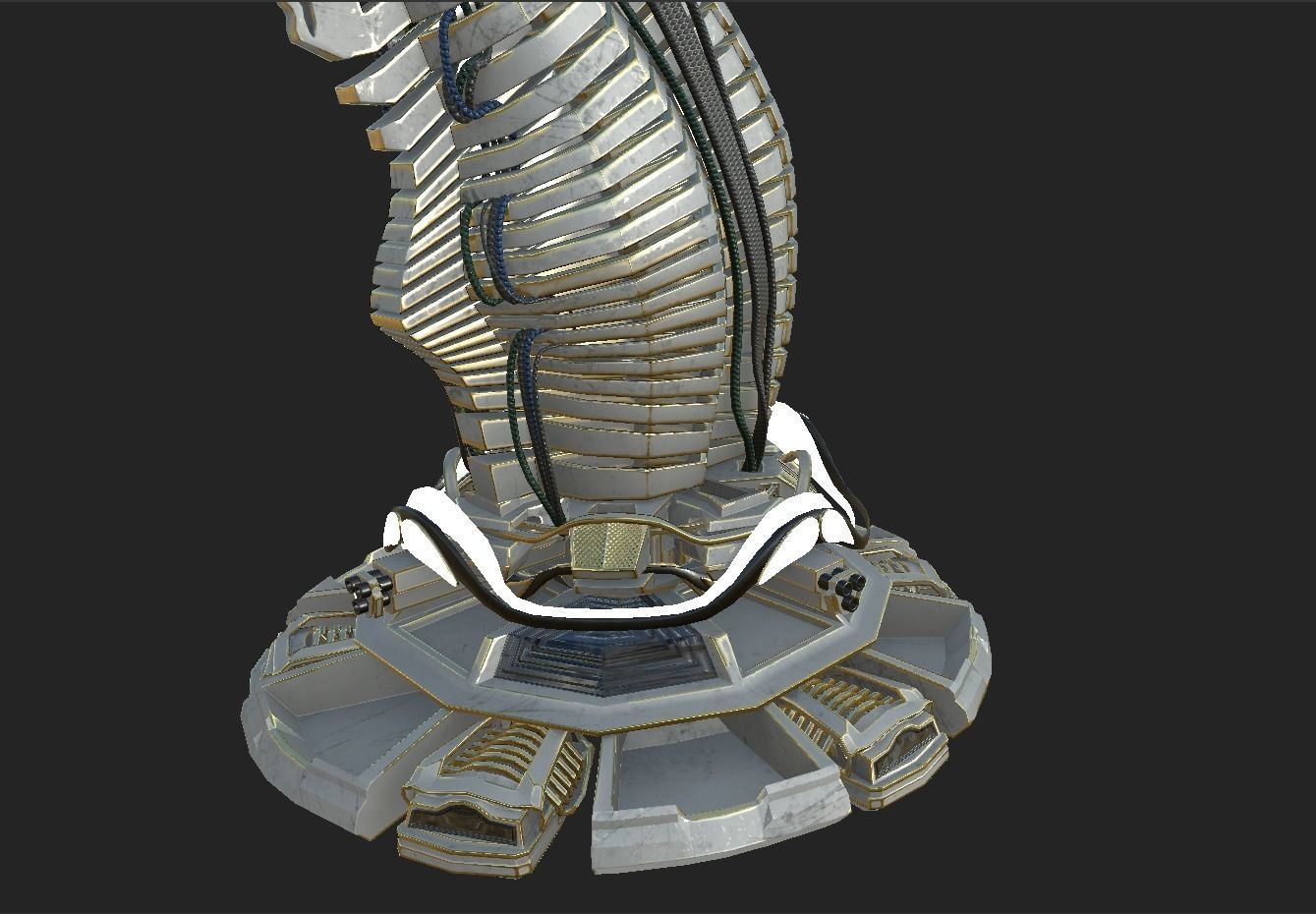 Trojan Horse  Low-poly 3D model_6