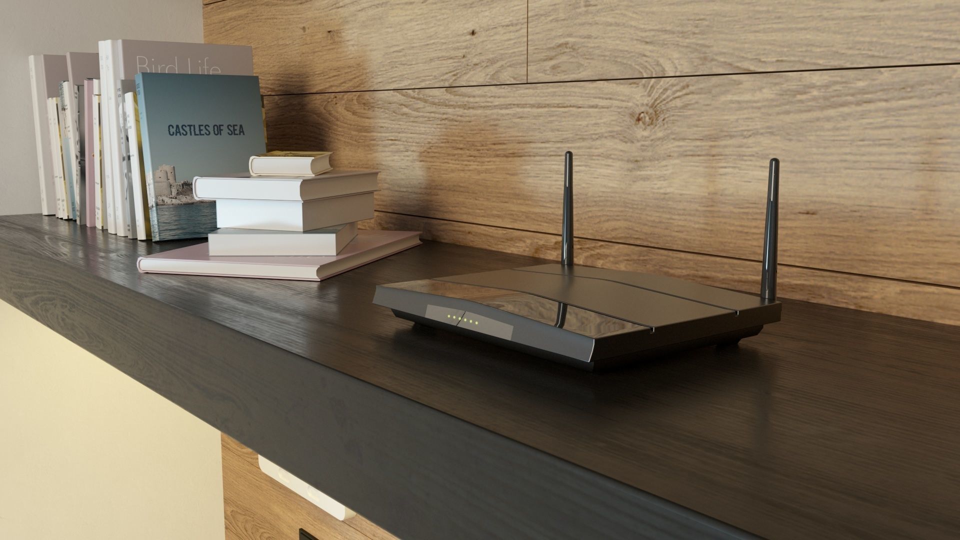 Home Office Interior 3D model_11