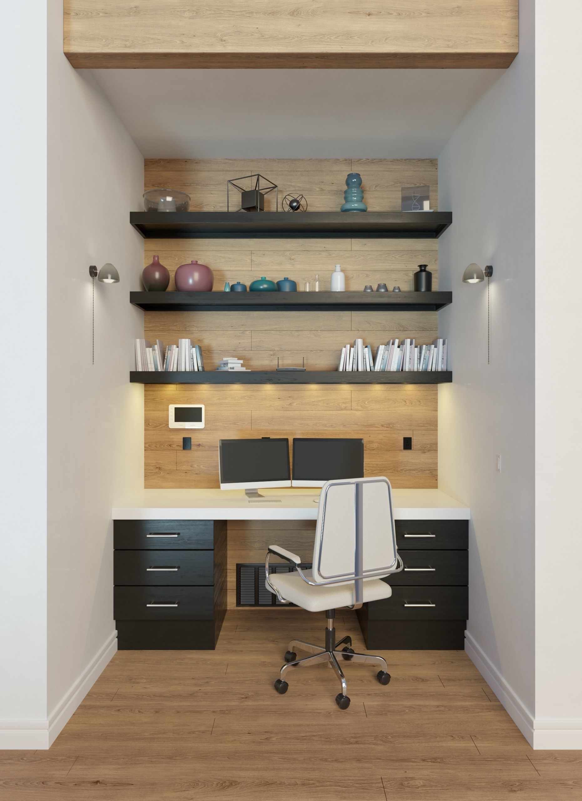 Home Office Interior 3D model_1