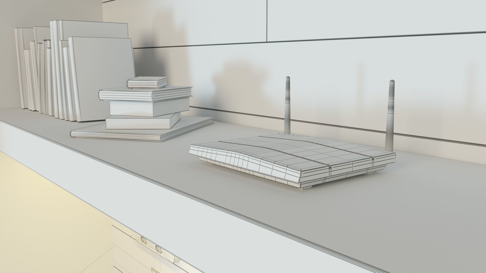 Home Office Interior 3D model_12