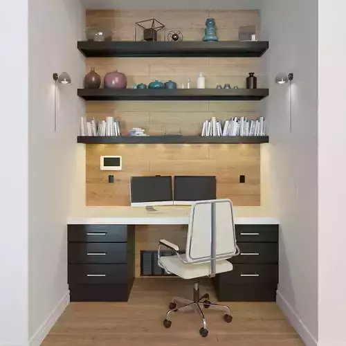 Home Office Interior 3D model