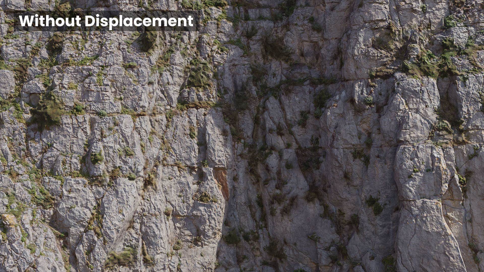 Large Mountain 04 Cliff PBR Scan Low-poly 3D model_9
