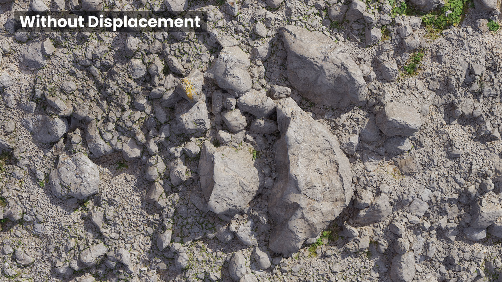 Mountain Rock Slope 03 PBR Scan Low-poly 3D model_9
