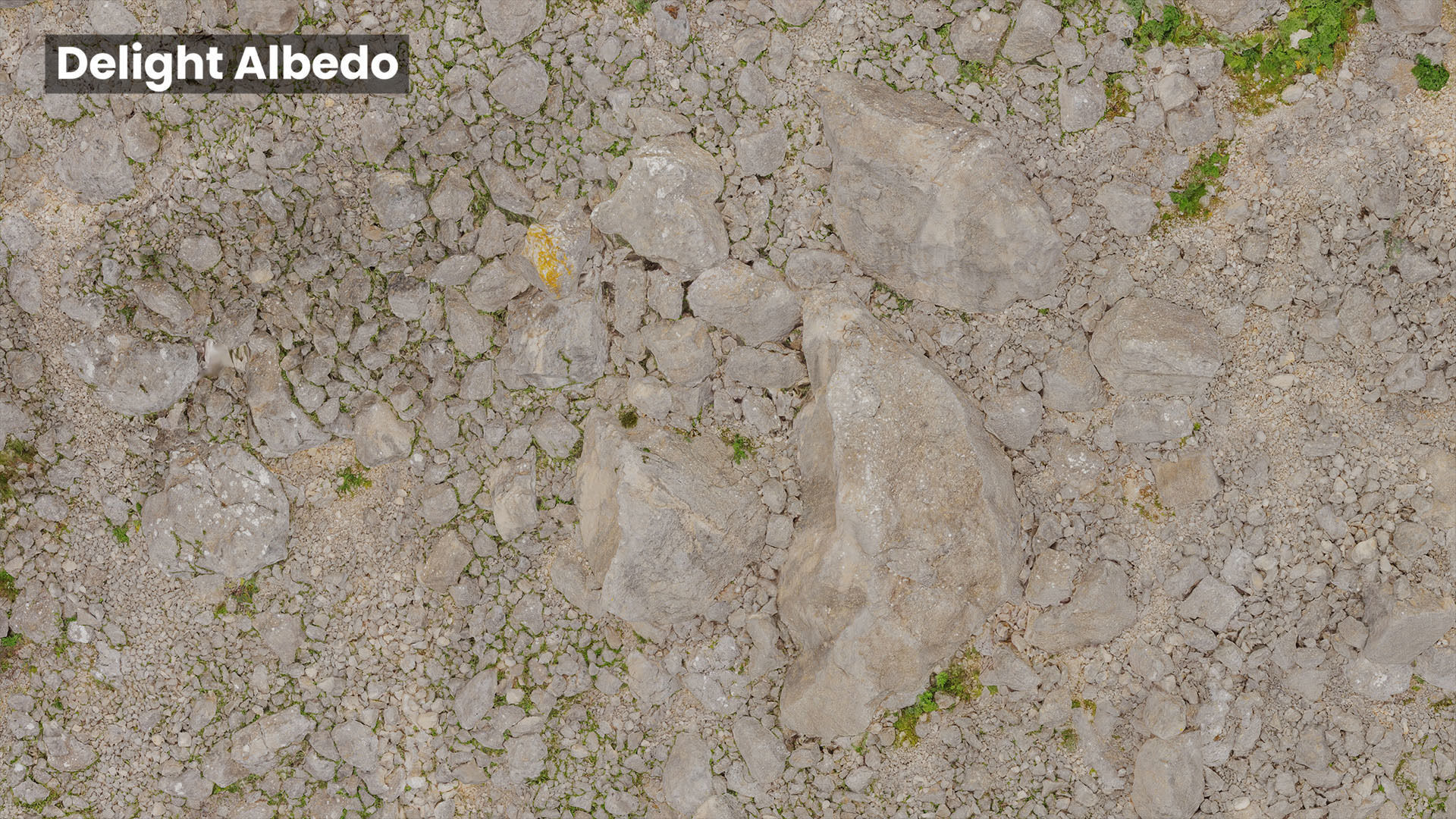 Mountain Rock Slope 03 PBR Scan Low-poly 3D model_12