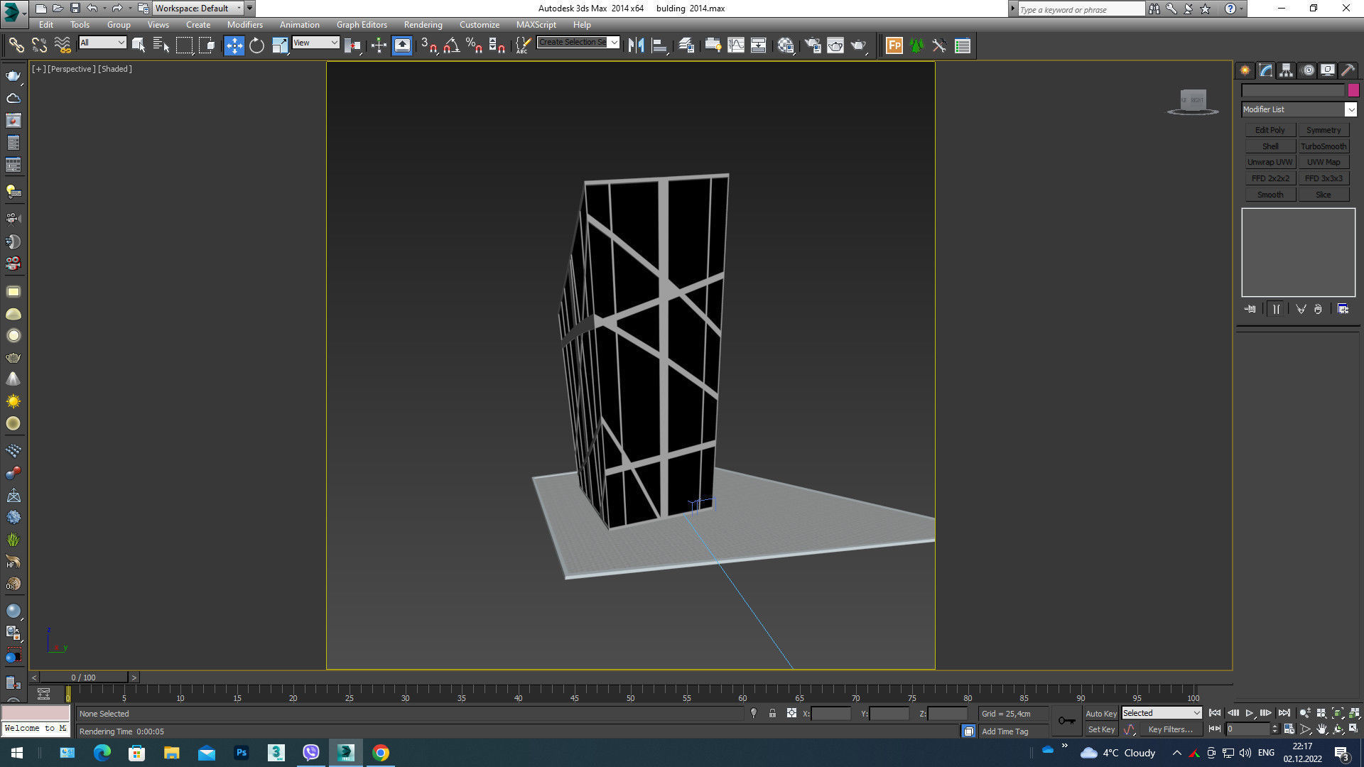 building  on  sea 3D model_7
