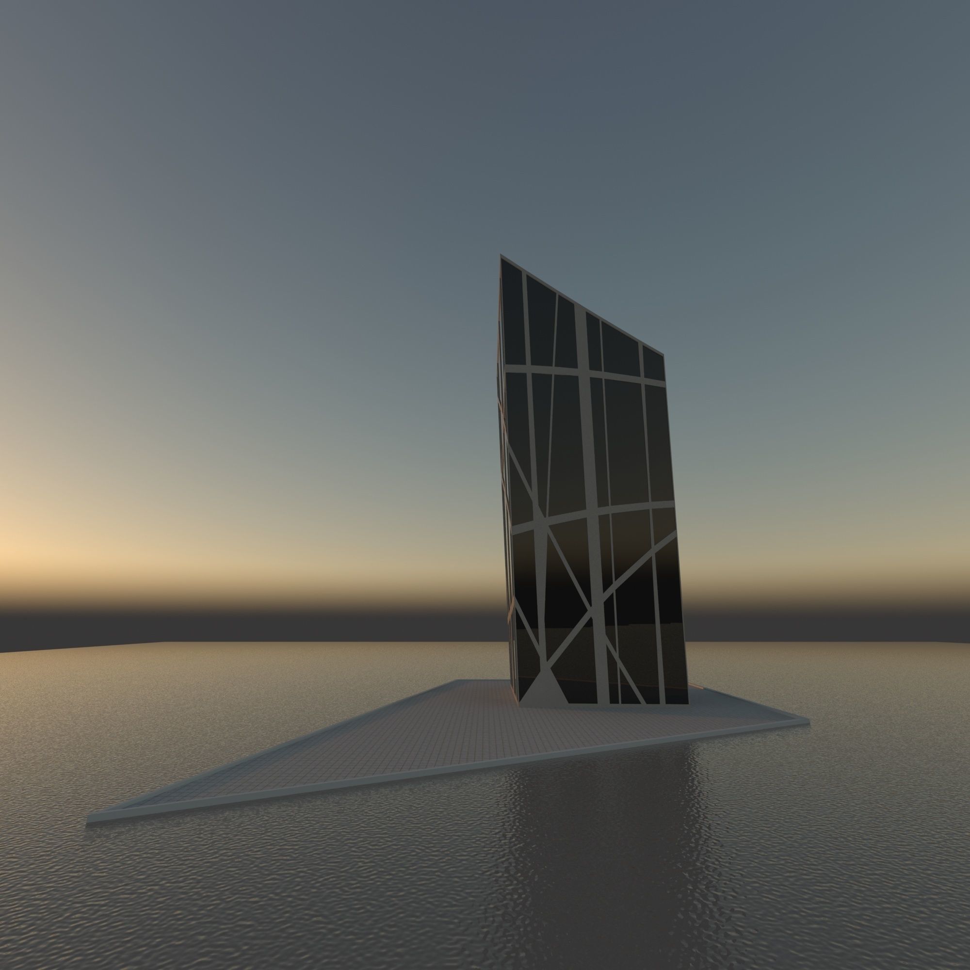 building  on  sea 3D model_3