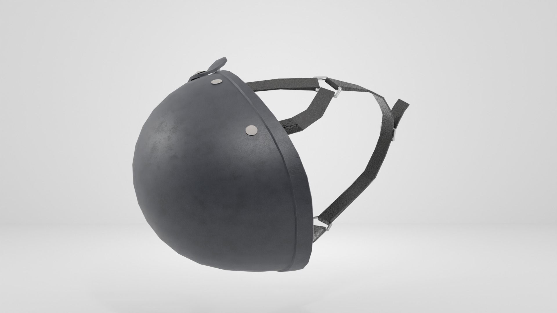 Safety Helmet Low-poly 3D model  Low-poly 3D model_4