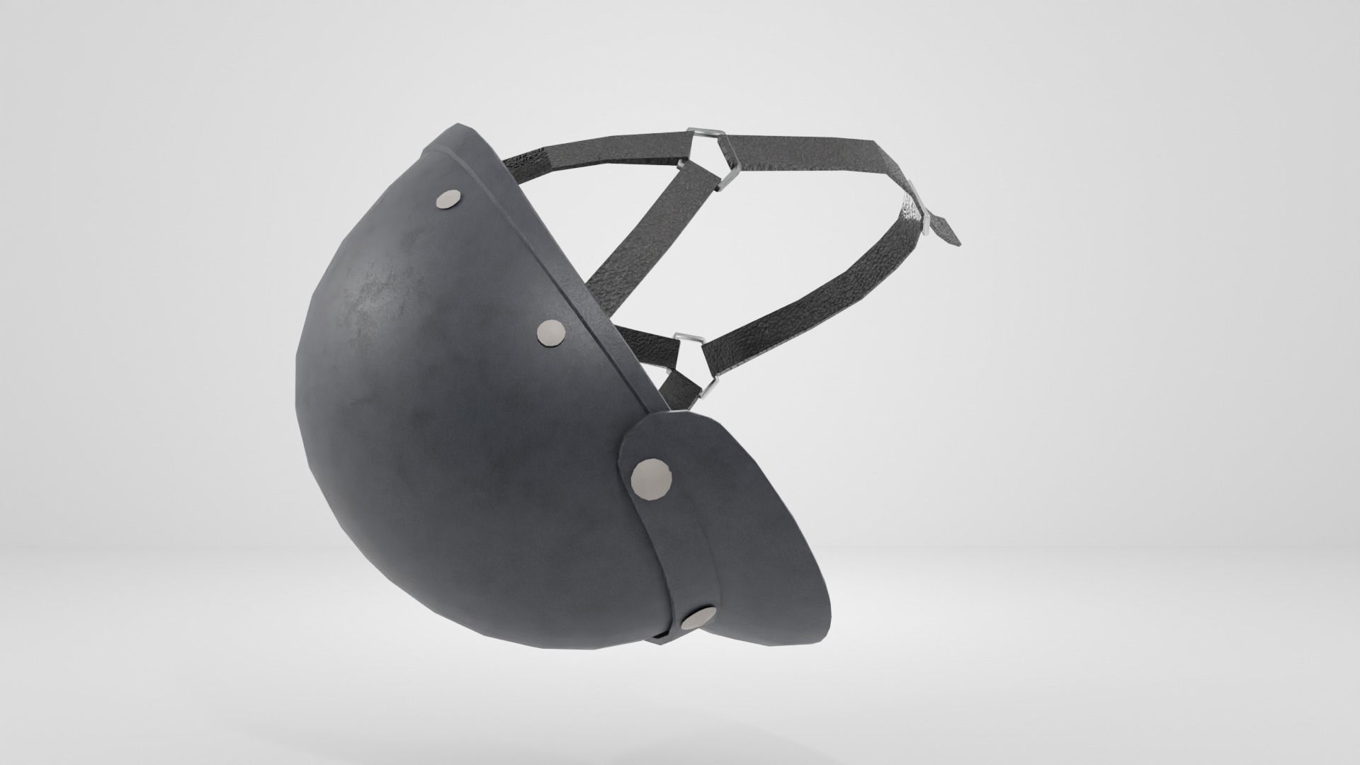 Safety Helmet Low-poly 3D model  Low-poly 3D model_11