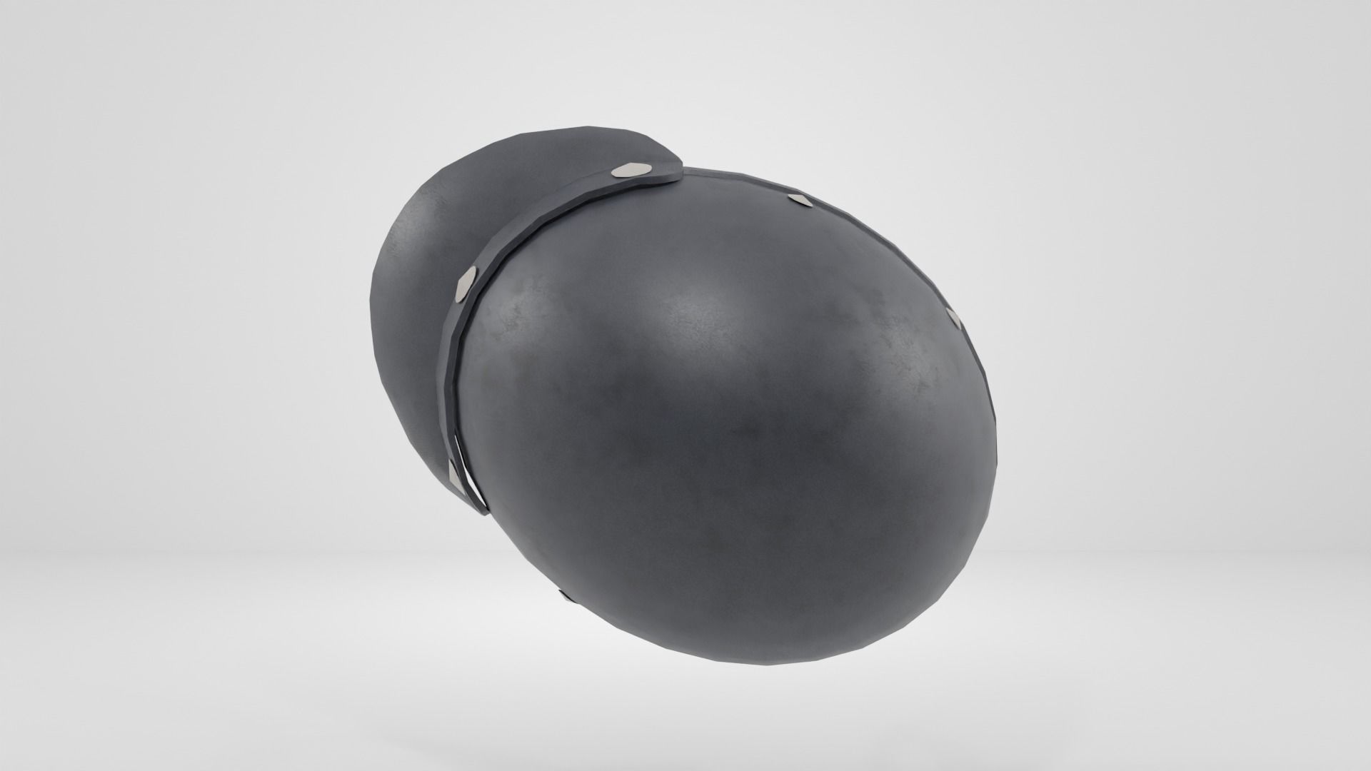 Safety Helmet Low-poly 3D model  Low-poly 3D model_3